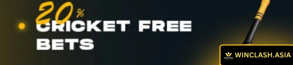 Cricket betting interface on WINCLASH app